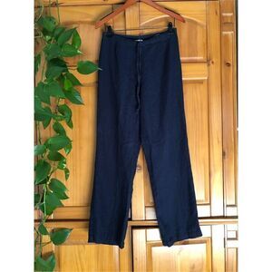 Uniform John Paul Richard Pure Linen Women’s Pants Blue SZ 10